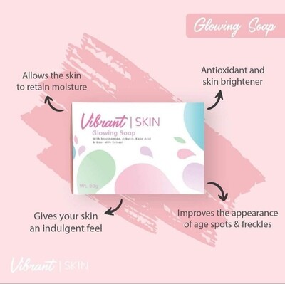 Vibrant Glowing Soap 90G ( BBD JUNE 2025)