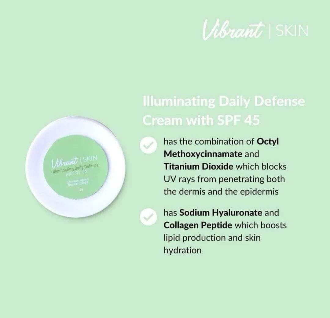 Vibrant illuminating defense sunscreen 15G ( BBD JUNE 2025)