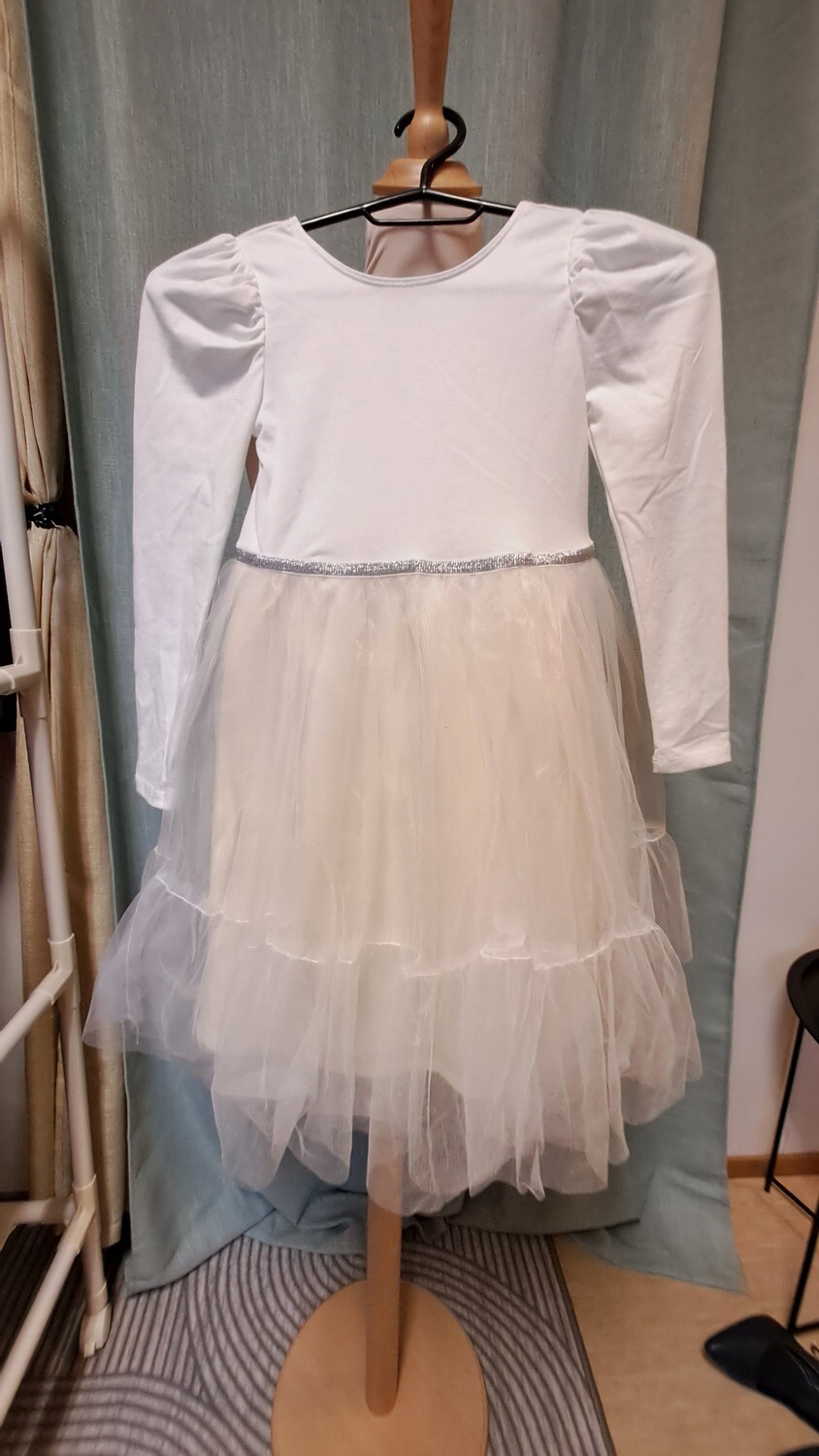 Cotton Top wiht Lace Skirt Dress