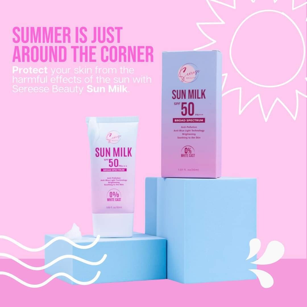 Sereese Sun Milk Sunscreen SPF 50 pa+++ 30ML (BBD JULY 12,2026)