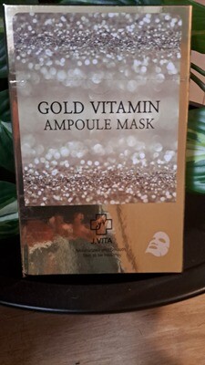 J Vita Gold Ampoule Face masksheet 25g/sachet (BBD AUG 15,2026)