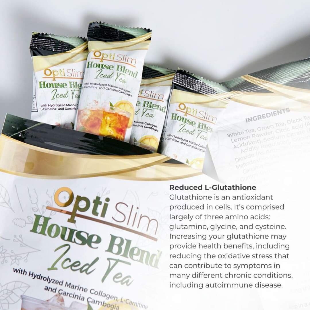 OptiSlim House Blend Iced Tea 10 sachets/25g BBD NOV 18 2026