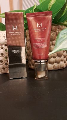 Missha perfect coverage bb cream shade 21 light Beige spf42 pa+++