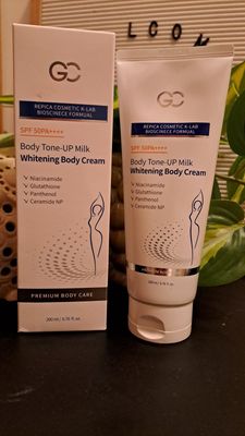 GC Body Tone Up Milk Whitening Body Cream Spf50 Pa+++ Expiration 06,08,2026