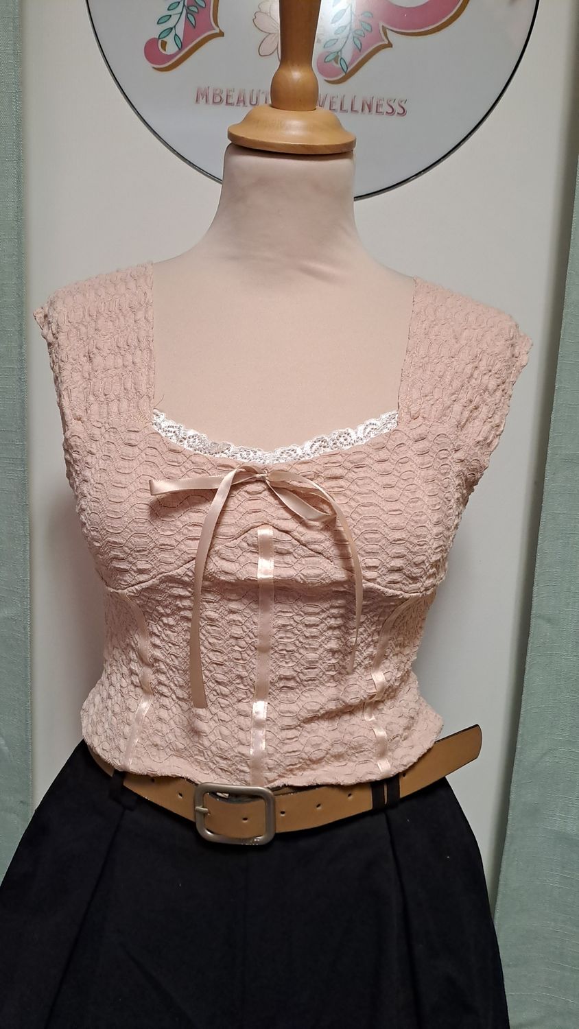 Stretchable Semi Sleeveless Top