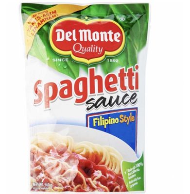 DELMONTE SPAGHETTI SAUCE FILIPINO STYLE 400G EXP. MARCH 23,2027