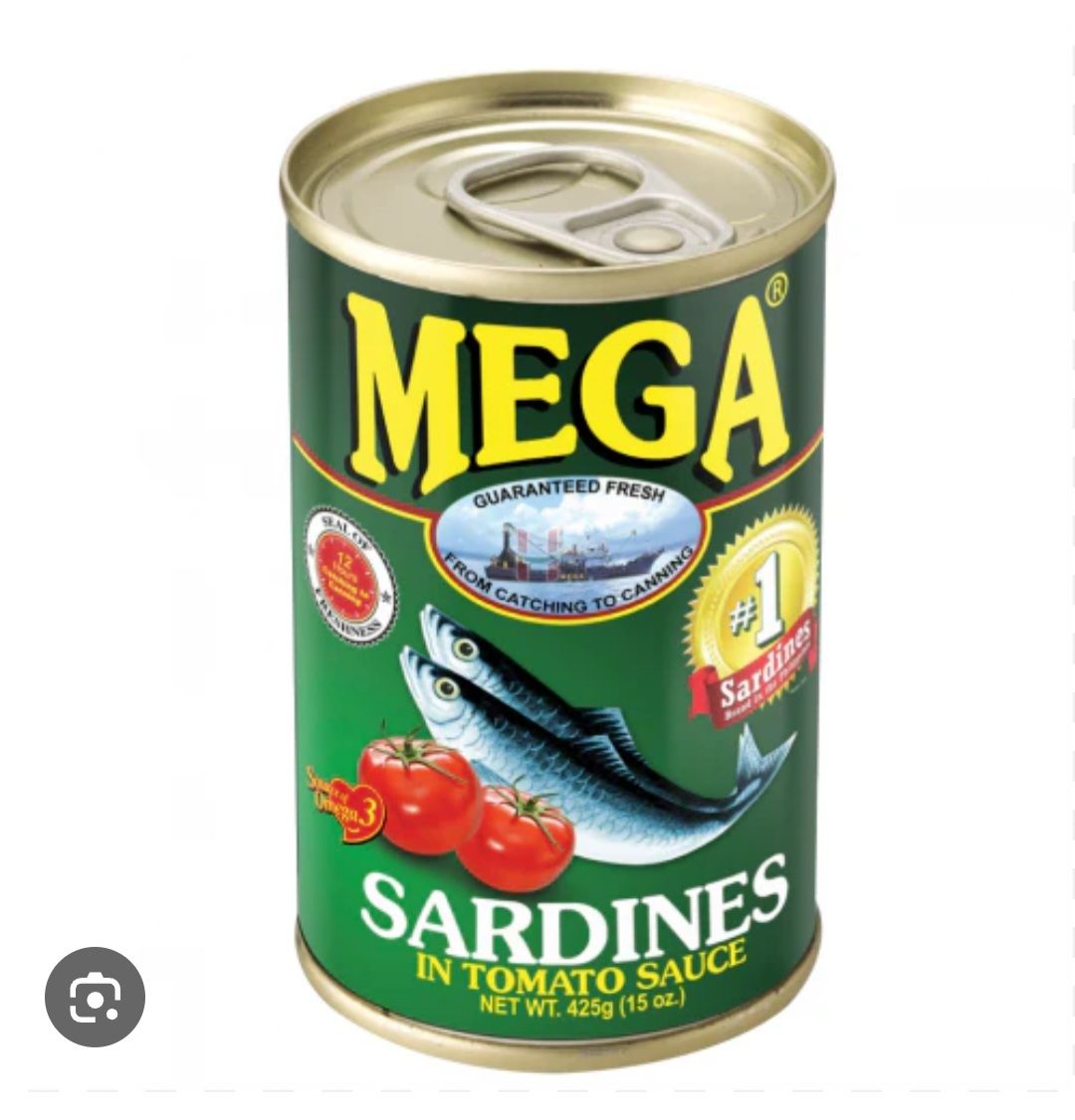 MEGA SARDINES IN TOMATO 425G EXP 16.06.2026