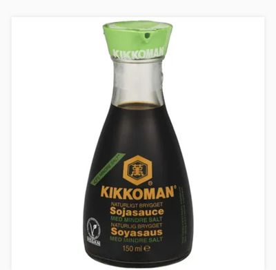 KIKOMAN SOY SAUCE LESS SALT 150ML EXP 10.11.2025
