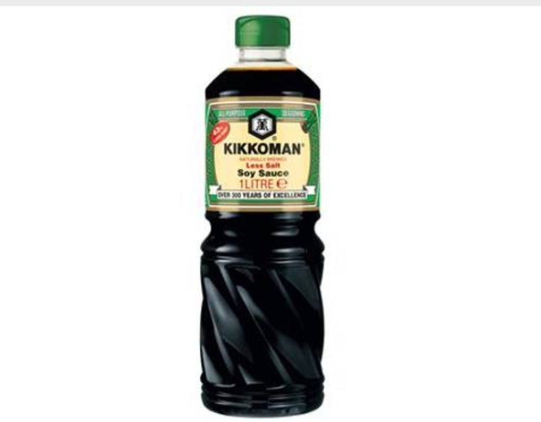 KIKOMAN SOY SAUCE LESS SALT 1 LITER EXP 19.10.2025