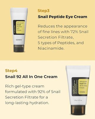 COSRX ALL ABOUT SNAIL KIT 4 PIECES EXP SEP 21,2027