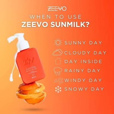 ZEEVO FACE AND BODY SUNMILK SPF50 100ML EXP OCT 12,2026