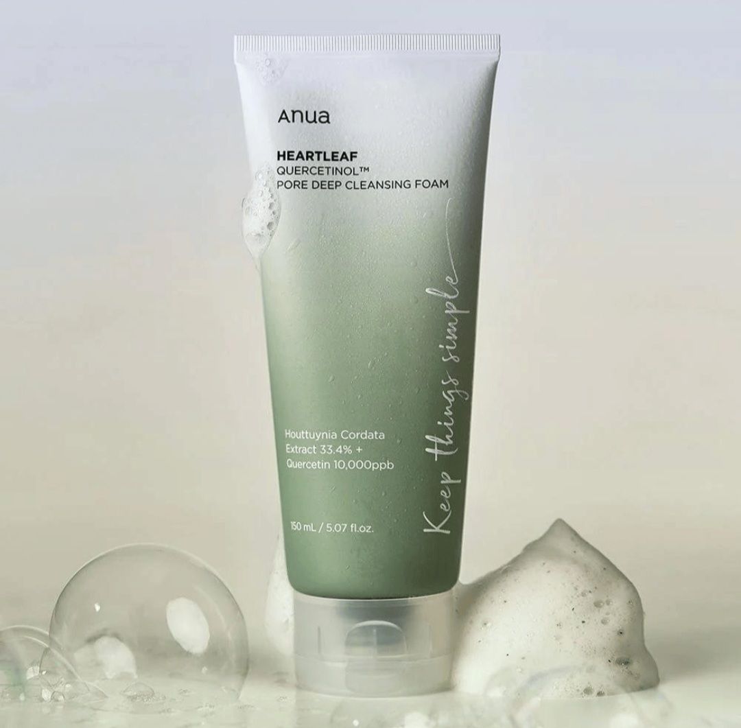 ANUA HEARTLEAF QUERCETINOL PORE DEEP CELANSING FOAM  150ML EXP 26.11.2026