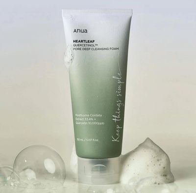 ANUA HEARTLEAF QUERCETINOL PORE DEEP CELANSING FOAM  150ML EXP 26.11.2026