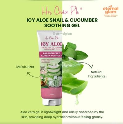 HER CHOICE ICY ALOE +CUCUMBER GEL 100ML EXP.JUNE 28, 2026