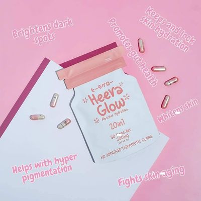 HEERA GLOW 30 CAPS EXP AUG 23,2027