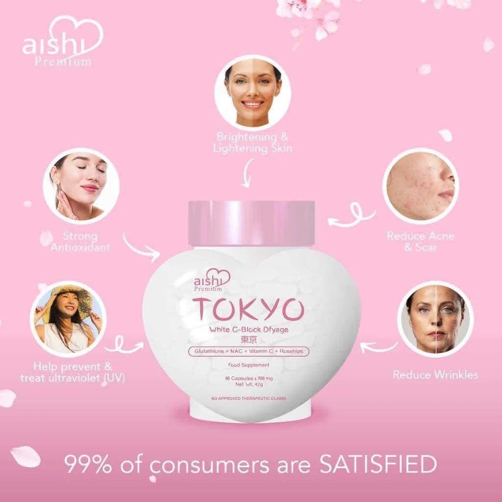 AISHI TOKYO 60 CAPS EXP.JUNE 30.2027