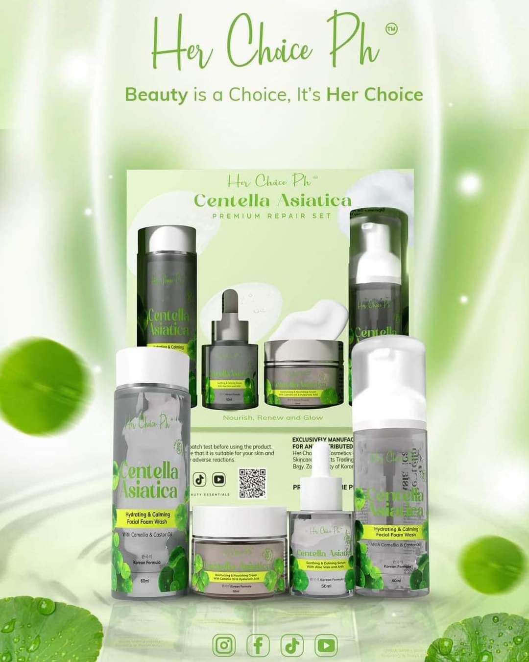 HER CHOICE CICA SET  EXP JULY 23.2026