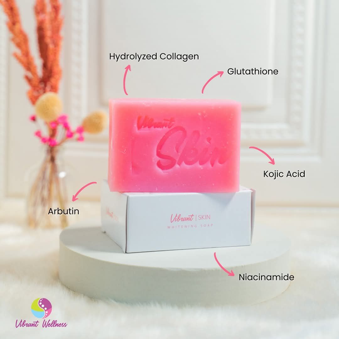 Vibrant wellness whitening soap 170g Exporation july 2026