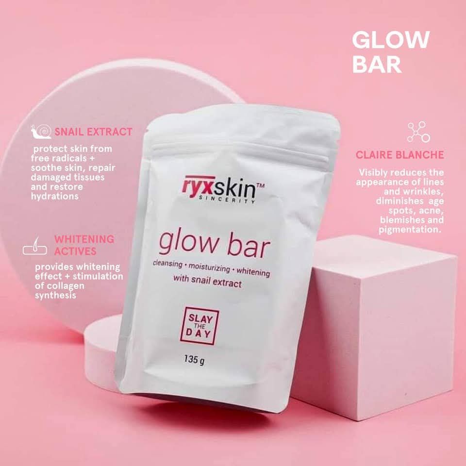 RYXSKIN GLOW BAR SOAP 135GRAMS  EXP.JUNE 25,2026