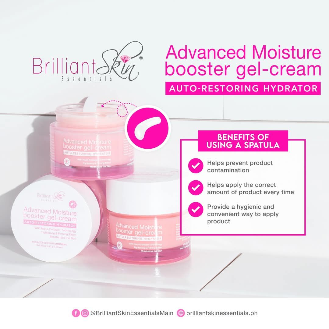BRILLIANT SKIN ADVANCED MOISTURE BOOSTER GEL-CREAM 50G EXP AUG 30.2026