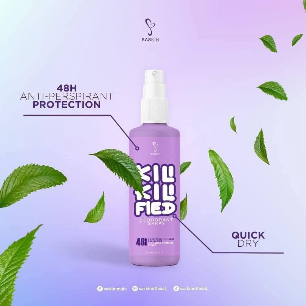 SASKIN UA DEO SPRAY 48HR PROTECTION 60ML  EXP OCT 23.2026