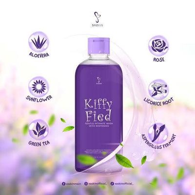 SASKIN KIFFY FIED FEMININE WASH 150ML EXP JUNE 30,2026