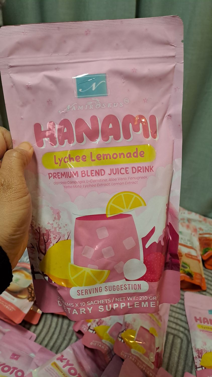 NAMIROSEUS LYCHEE LEMONADE 10 SACHETS/POUCH EXP DEC 12,2026