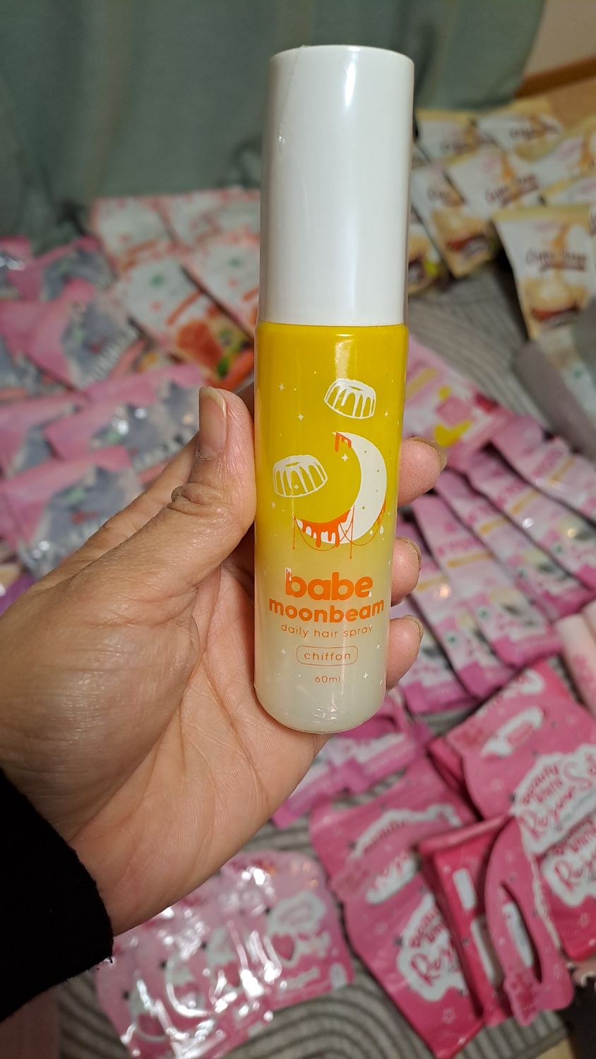 BABE FORMULA MOONBEAM HAIR SPRAY 60ML EXP DEC 22,2025