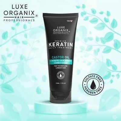 LUXE ORIGANIX PREMIUM KERATIN TREATMENT WITH CASTOL OIL 250ML EXP.JULY 27.2027