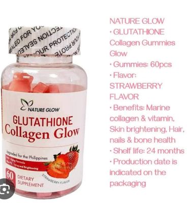 NATURE GLOW&#39;S GLUTATHIONE GUMMY 60PCS EXP NOV 10,2026