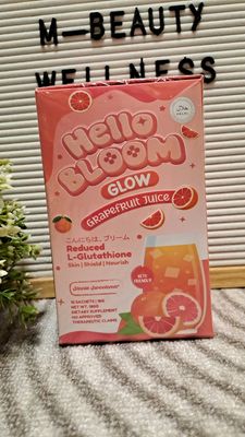 HELLO BLOOM GLOW GRAPEFRUIT JUICE 10 SACHETS/BOX JULY 26,2026