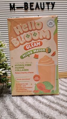 HELLO BLOOM GLEAM MILKY MELON 10 SACHETS/BOX
