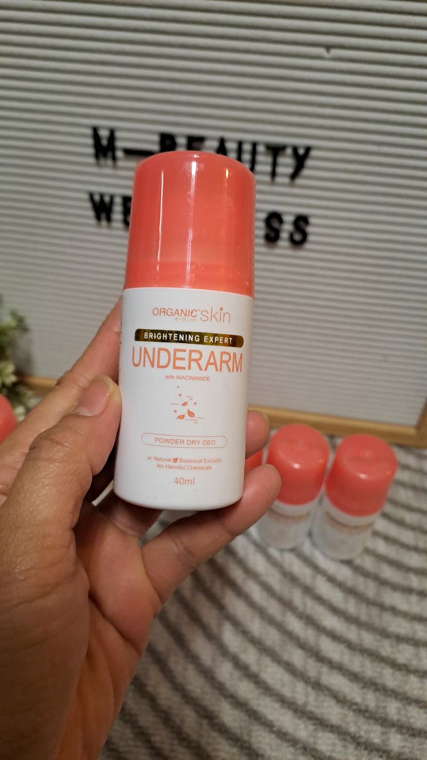 ORGANIC SKIN UNDERARM POWDER DRY DEO 40ML EXP JULY 26,2027