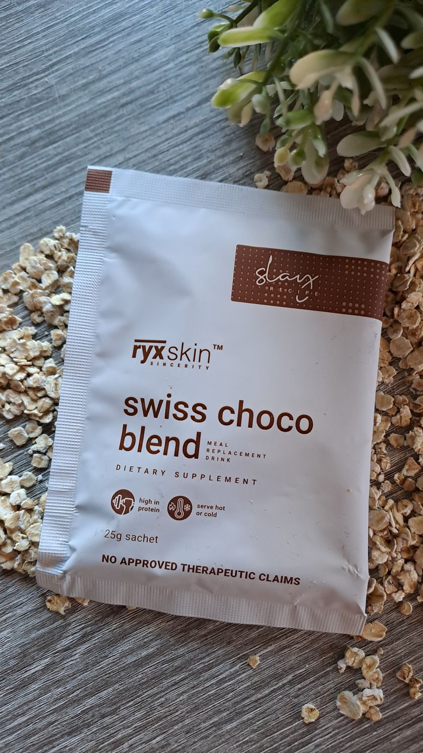 RYXSKIN SWISS CHOCO DRINK SACHET 25G EXP NOV 22,2025