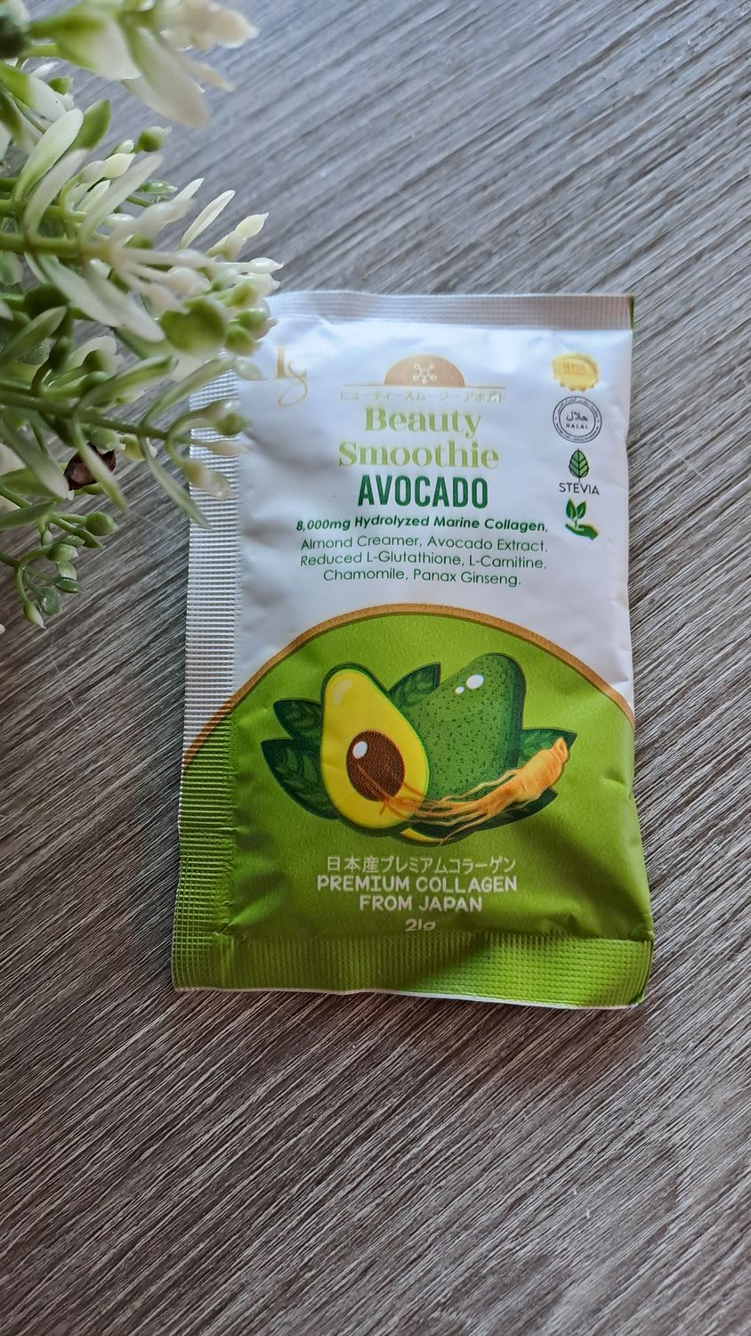 LUXE SLIM BEAUTY SMOOTH AVOCADO SACHET 21G EXP NOV 13,2026