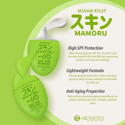 NAMORU SUNSCREEN SPF 60 50GRAMS EXP NOV 21,2026