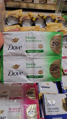 DOVE HAIRFALL BIOTIN SHAMPOO 6 SACHETS