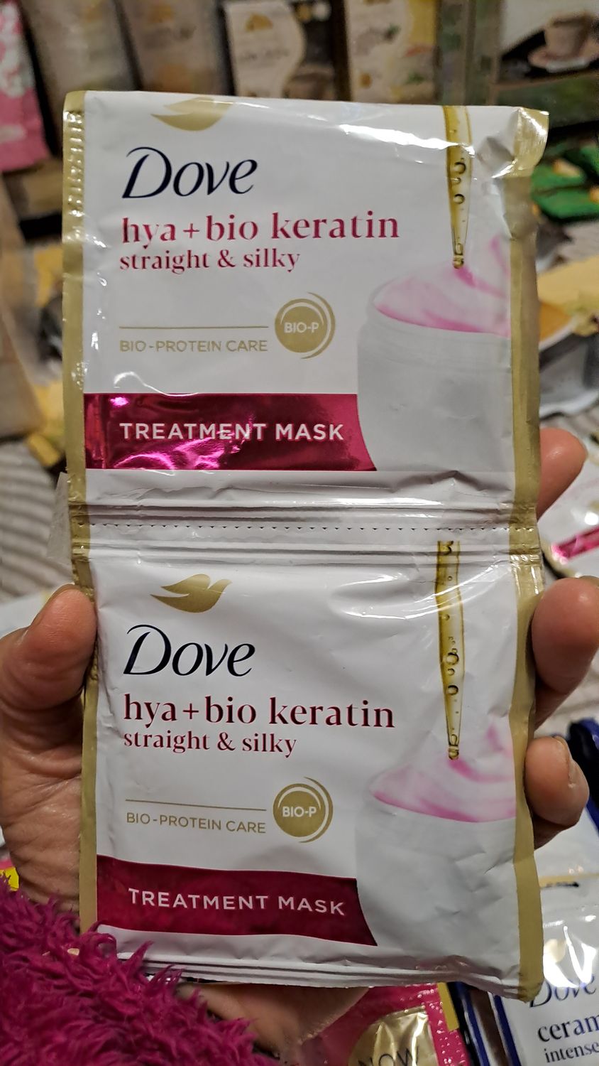 DOVE HYA+BIO+KERATIN HAIR MASK 6 SACHETS