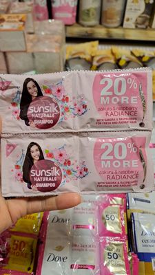 SUNSILK SAKURA&amp; RAPSBERRY SHAMELESS 6 SACHET