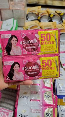 SUNSILK CO-CREATIONS SHAMPOO  12 sachets