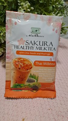 NAMIROSEUS SAKURA HEALTHY MILKTEA SACHET 21G EXP MAY 30,2026