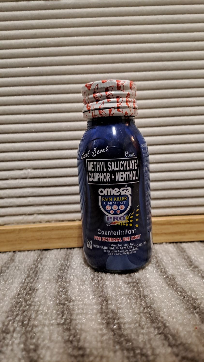 OMEGA PAIN KILLER MENTHOL 60ML EXP JULY 30 2027