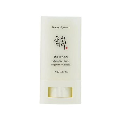 BEAUTY OF JOSEON MATTE SUN STICK: MUGWORTH+CAMELIA  19G EXP NOV 15,2027