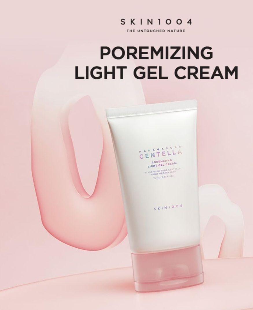SKIN1004 MADAGASCAR CENTELLA POREMIZING LIGHT GEL CREAM 75ML  EXP SEP 27,2027