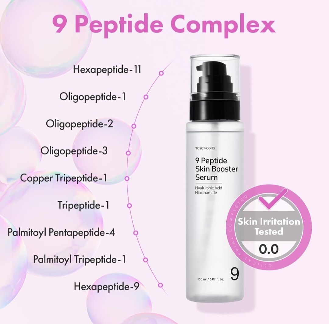 COSRX THE 6 PEPTIDE SKIN BOOSTER SERUM 50ML  EXP AUG 27,2027