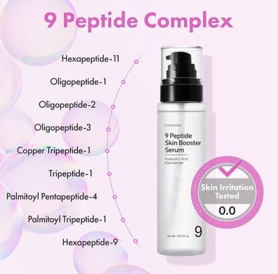 COSRX THE 6 PEPTIDE SKIN BOOSTER SERUM 50ML  EXP AUG 27,2027