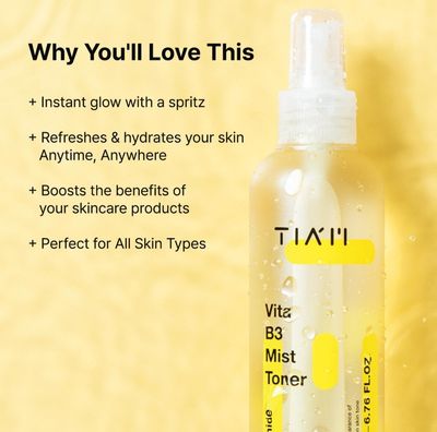 TI'AM VITA B3 MIST TONER 200ML EXP SEPT 25.2027