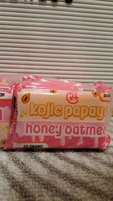 G21 KOJIC PAPAYA+HONEY OAT 60G/PER SOAP 10PCS EXP APRIL 15.2028