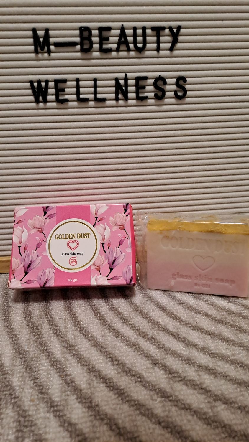G21 GOLDEN DUST GLASS SKIN SOAP 135G EXP DEC 19,2027