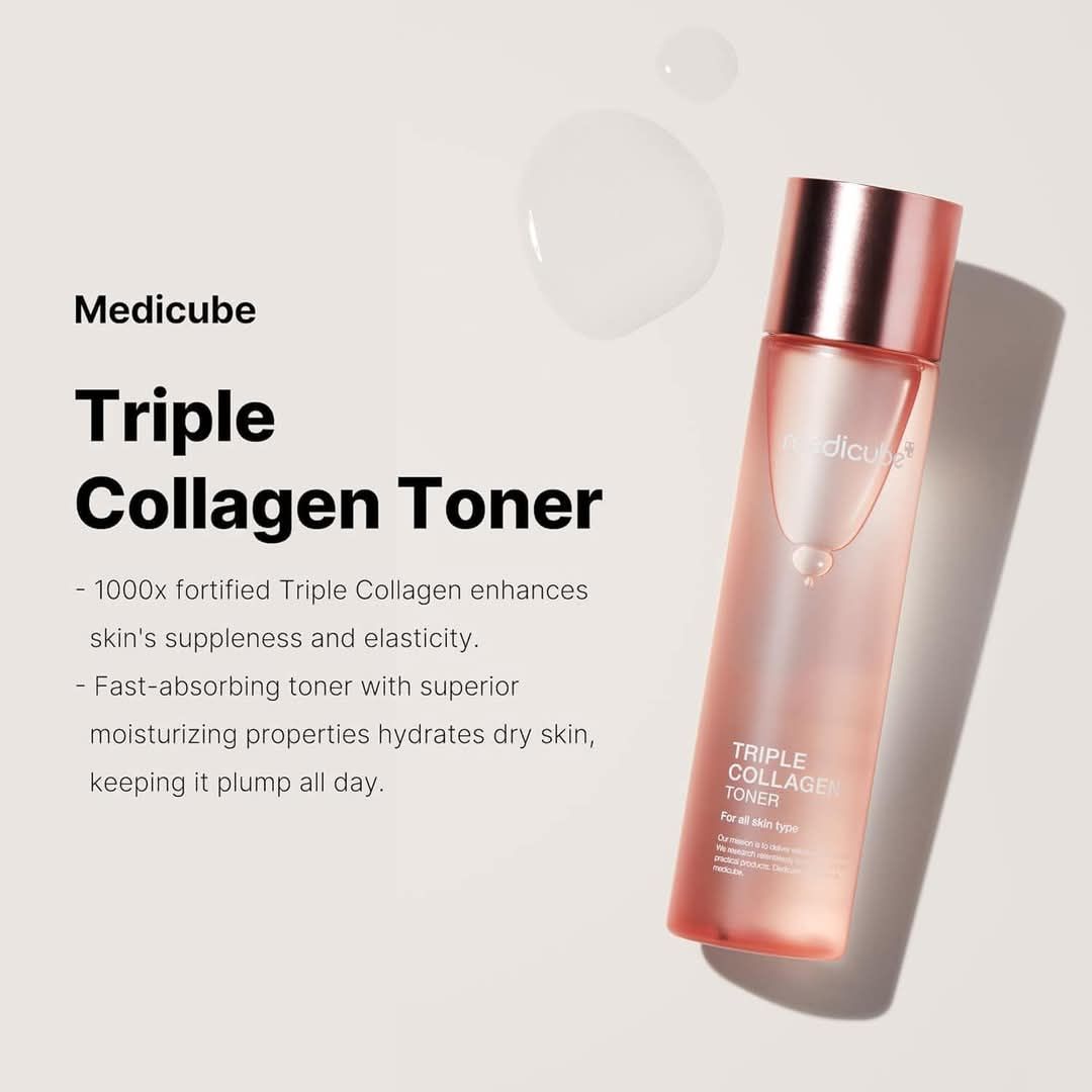 MEDICUBE TRIPLE COLLAGEN TONER 150ML  EXP NOV 23,2027